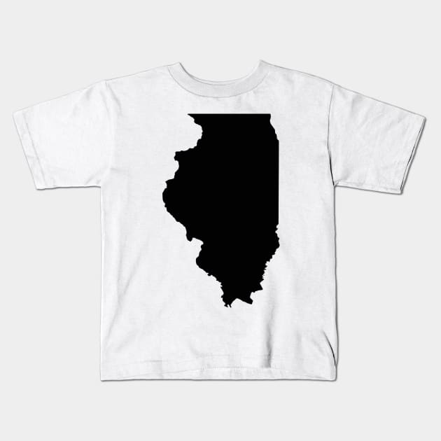 Illinois Pride Kids T-Shirt by GreenGuyTeesStore